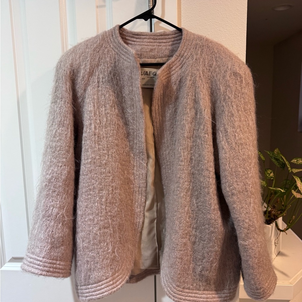 Soft Blush Women's Fuzzy Open-Front Jacket